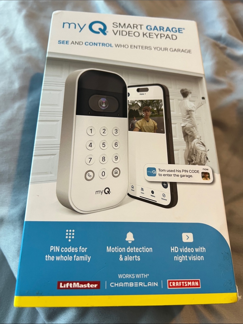 Secure View Garage Video Keypad - White - Picture 15 of 16